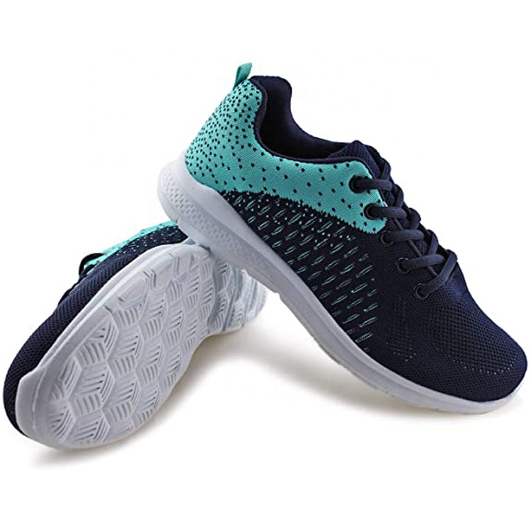 China Lace-up Fashion Trend Lightweight Breathable Casual Sport Running Shoes For Women
